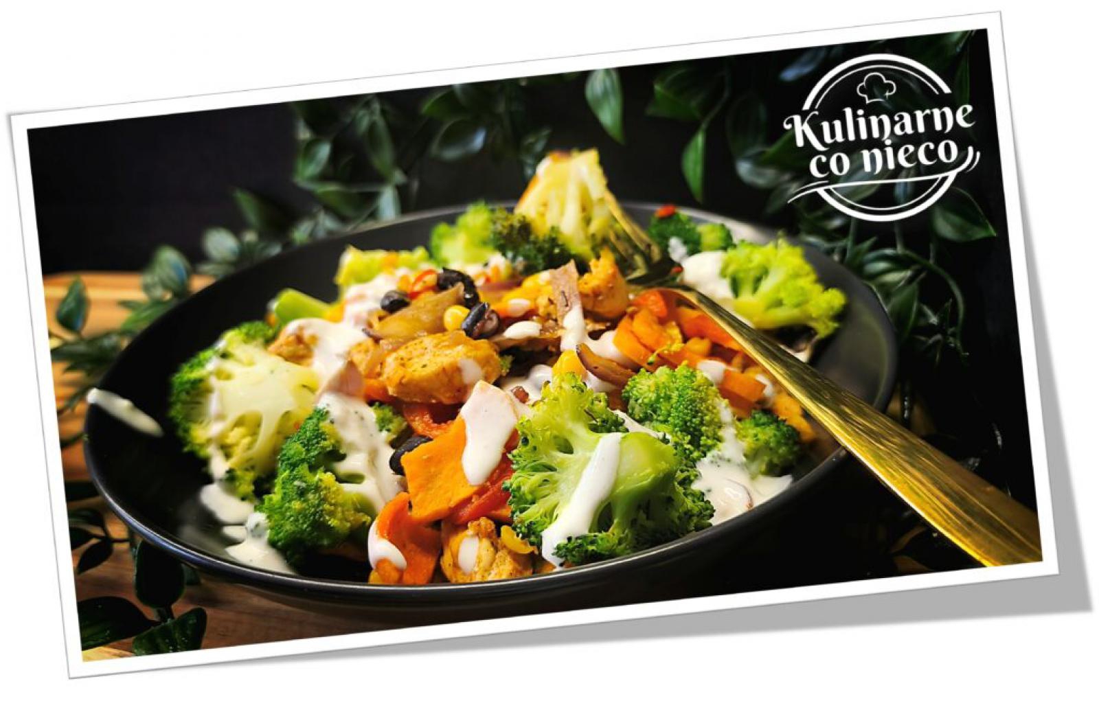 Fit Fajitas Bowl z Kurczakiem i Warzywami (*SERIA FIT*)