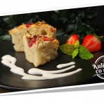 Focaccia z Truskawkami