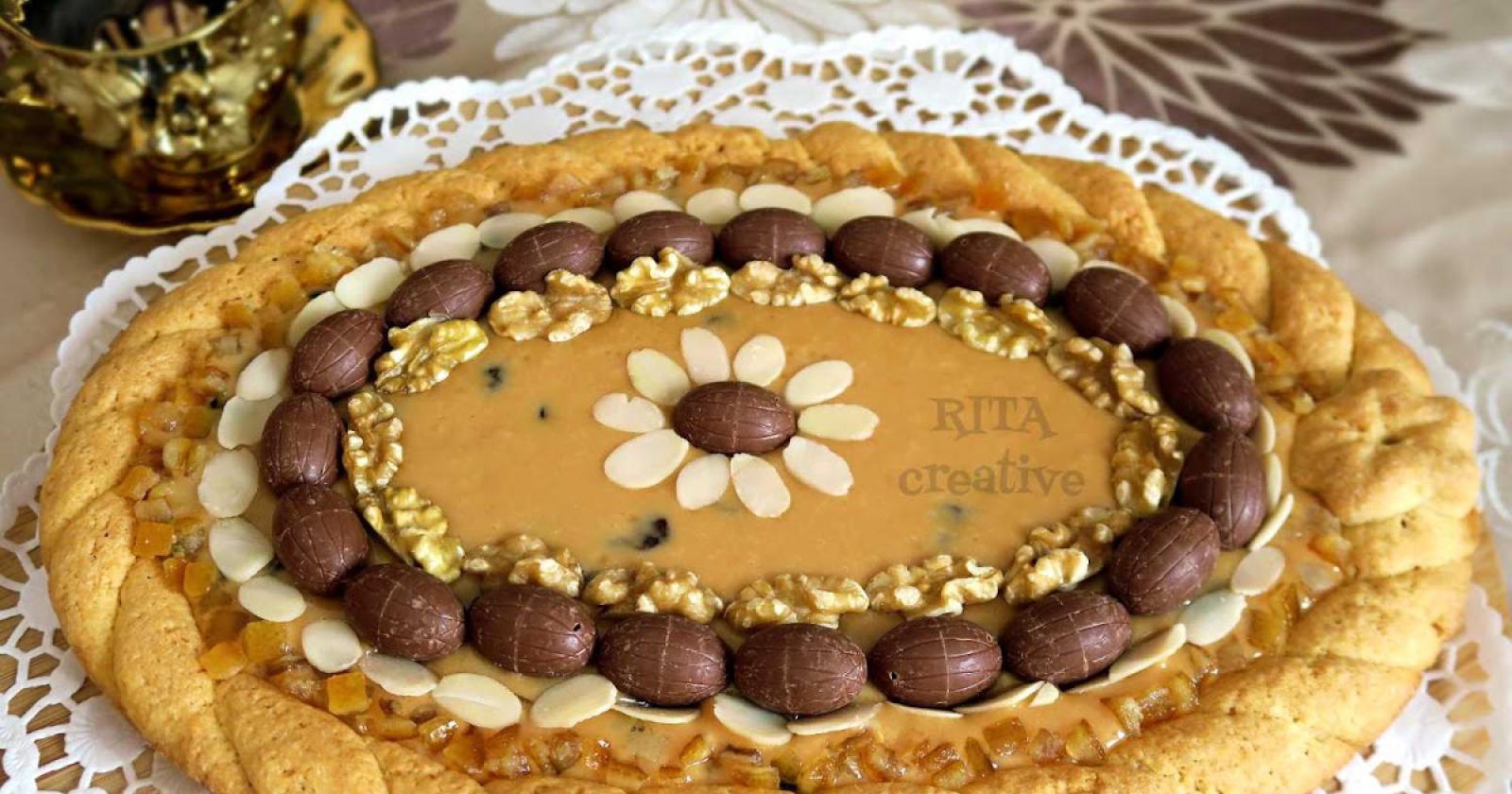 Mazurek z cukierków Toffi