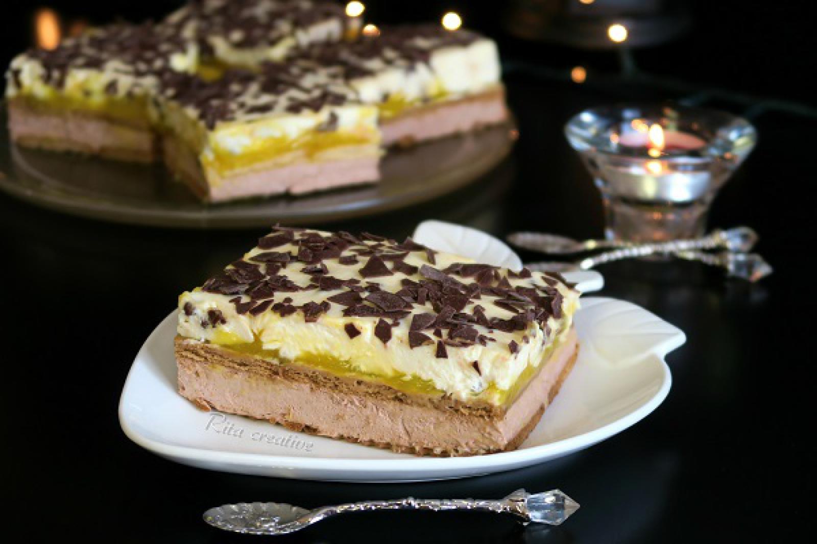 CIASTO BRZOSKWINIOWO KAKAOWE