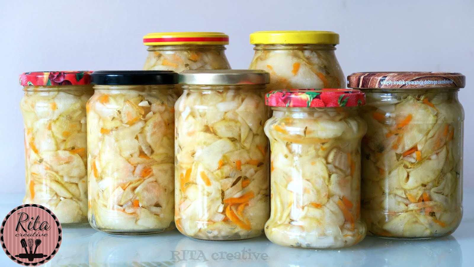 SAŁATKA Z CUKINII NA ZIMĘ