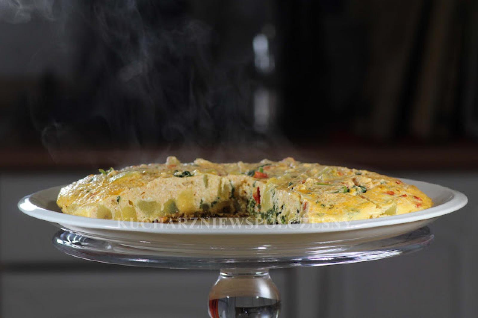 Frittata z cukinią i ricottą