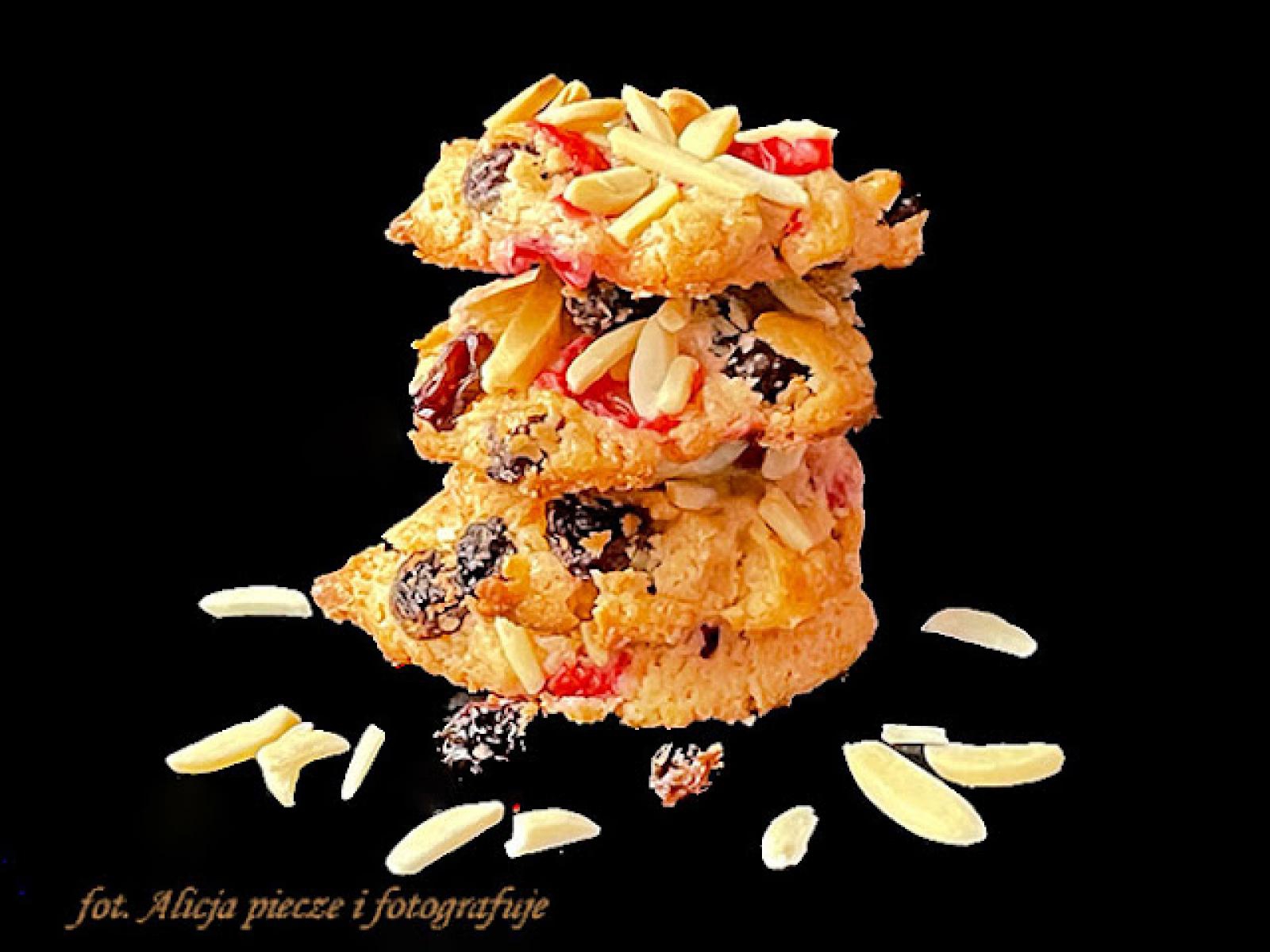 Ciasteczka -Florentynki -bakaliowe