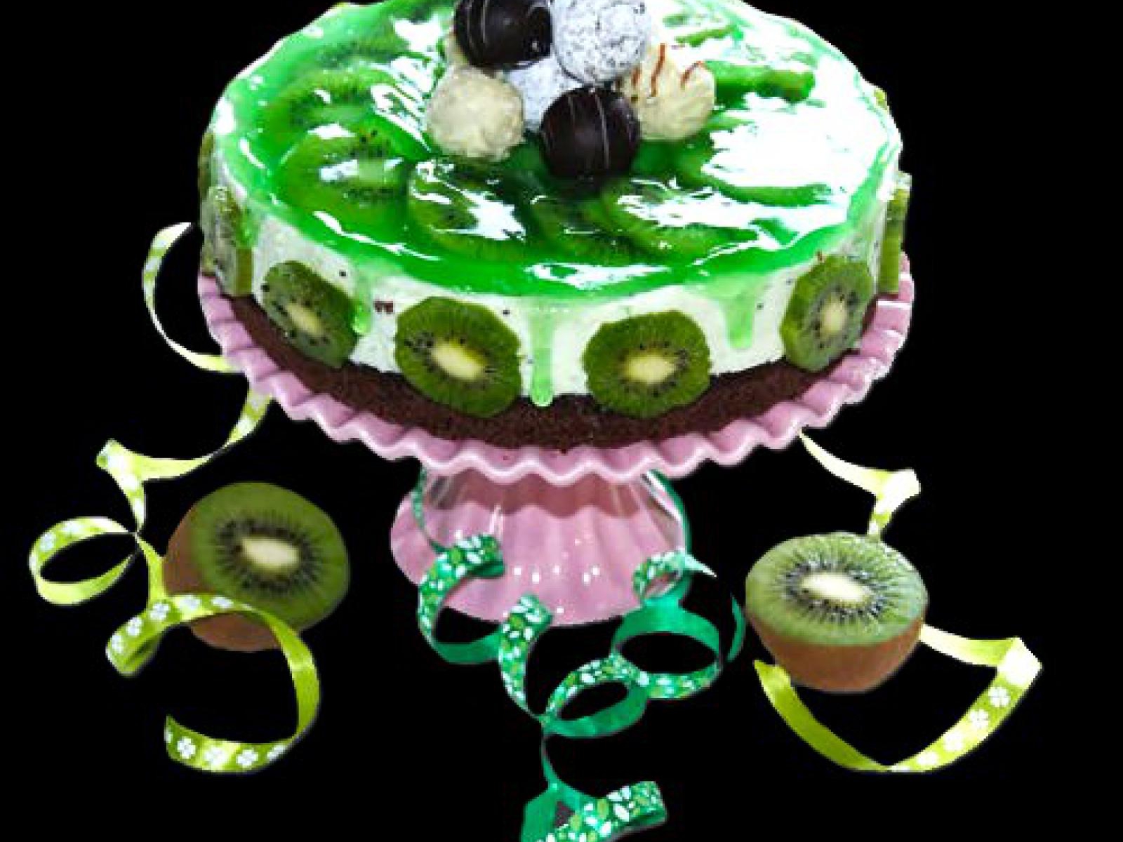 Kiwi -sernik -tort - na -zimno