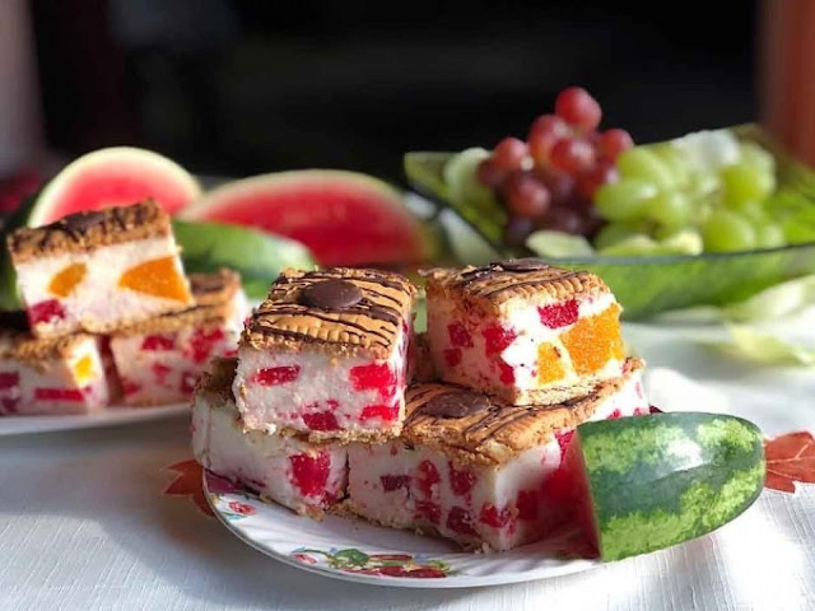 Arbuzowa Mousse -fantastyczny -deser