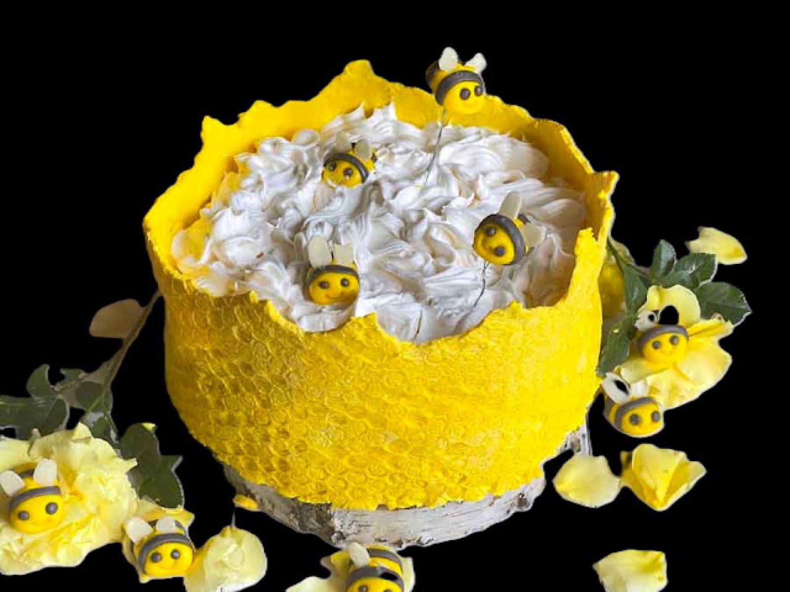 Tort czekoladowy -plaster -miodu