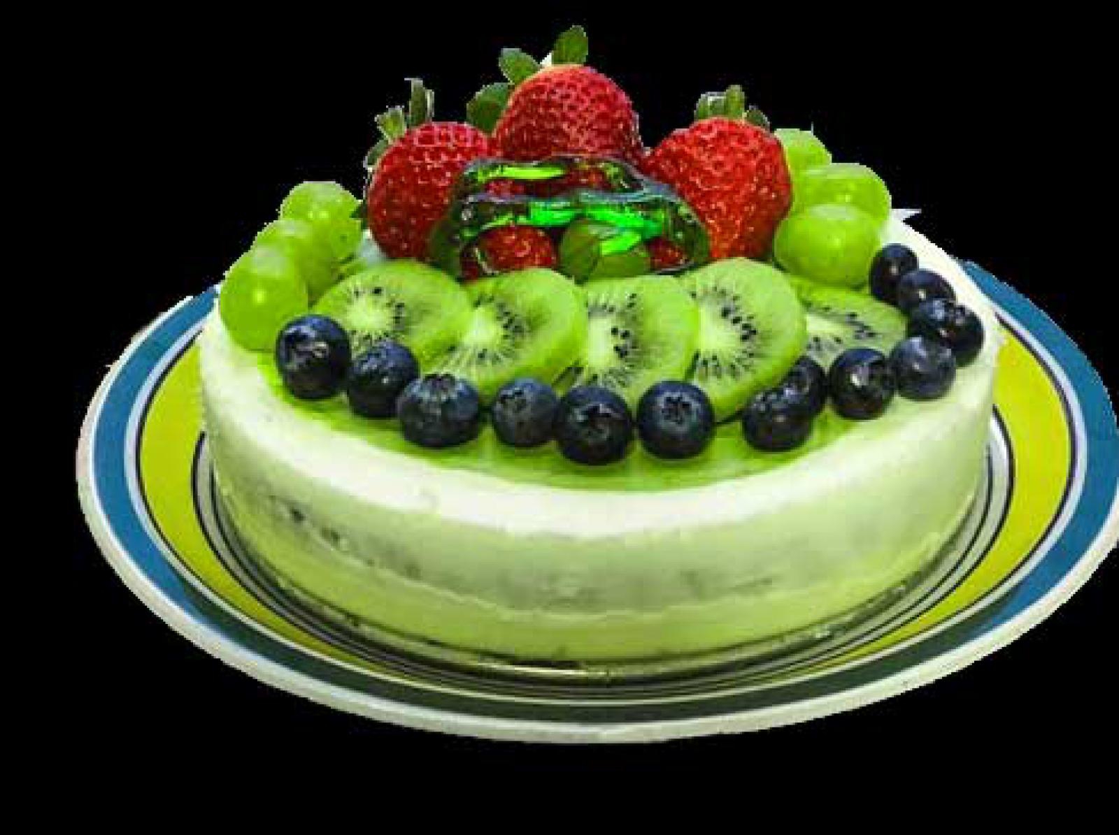 Zielony -Mousse-tort z - japońską -herbatą -Matcha