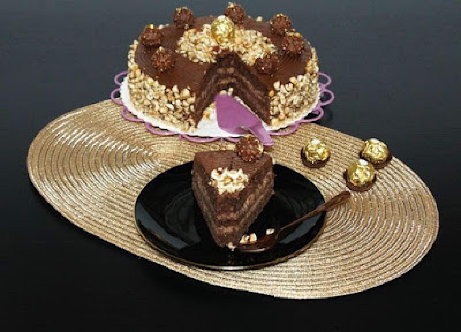 Ferrero – Roche – Tort -orzechowy