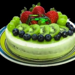 Zielony -Mousse-tort z -...
