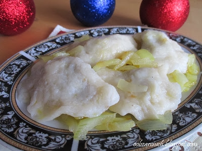 Pierożki z pieczarkami