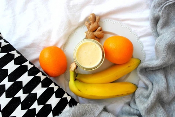 imbir + banan + pomarańcza