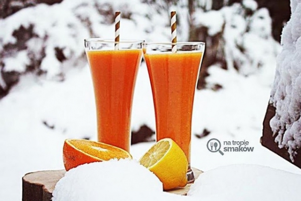 marchew + pomarańcza + cytryna + mandarynka + imbir