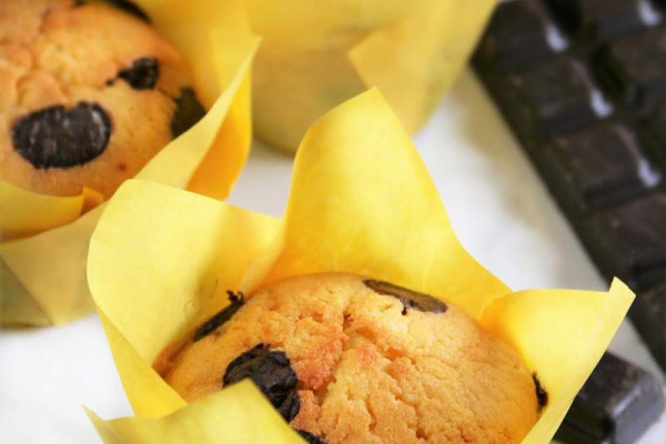 Muffinki pomarańczowe z czekoladą - nowy post na słodkich sio-smutkach!