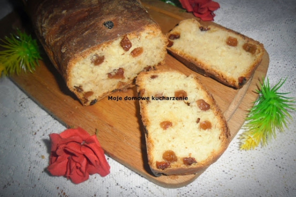 Barmbrack cake z rodzynkami