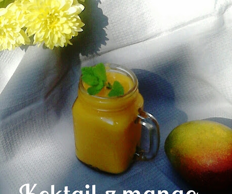 Słoneczny koktajl z mango