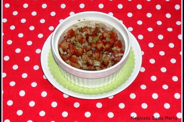 Salsa pomidorowa z olejem z pestek dyni