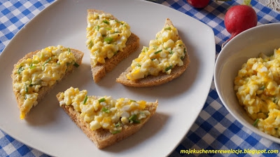 Fit pasta jajeczna ze szczypiorkiem (bez majonezu)
