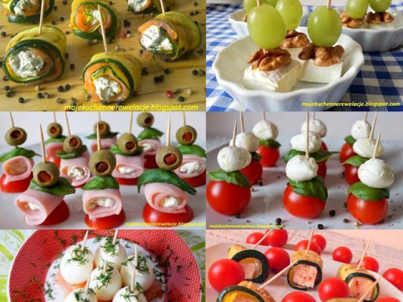 Sylwestrowe koreczki - 6 super przepisów