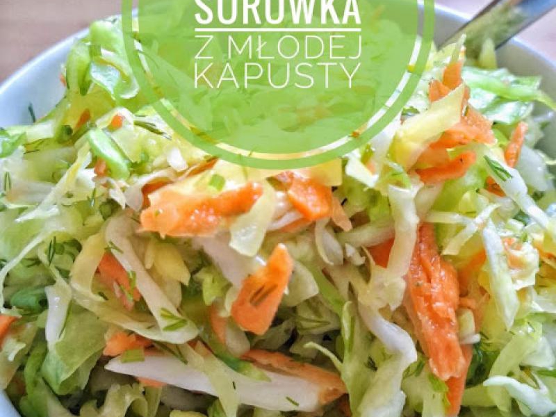 CHRUPIĄCA SURÓWKA Z MŁODEJ BIAŁEJ KAPUSTY