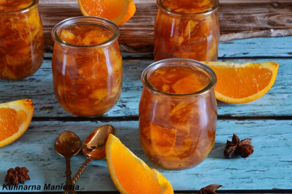 Herbaciany kisiel pomarańczowy