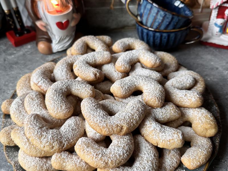 Ciasteczka migdałowe rogaliczki