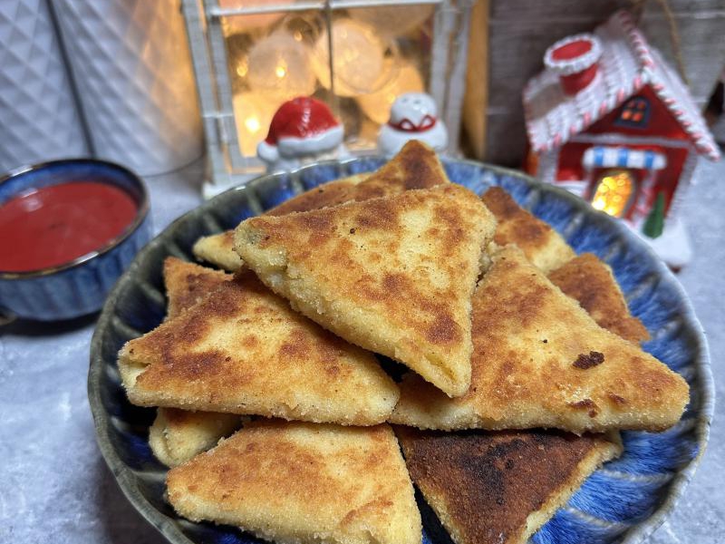 Krokiety z pieczarkami i serem