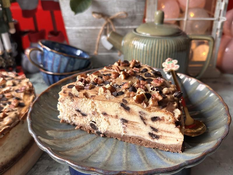 Sernik orzechowo czekoladowy