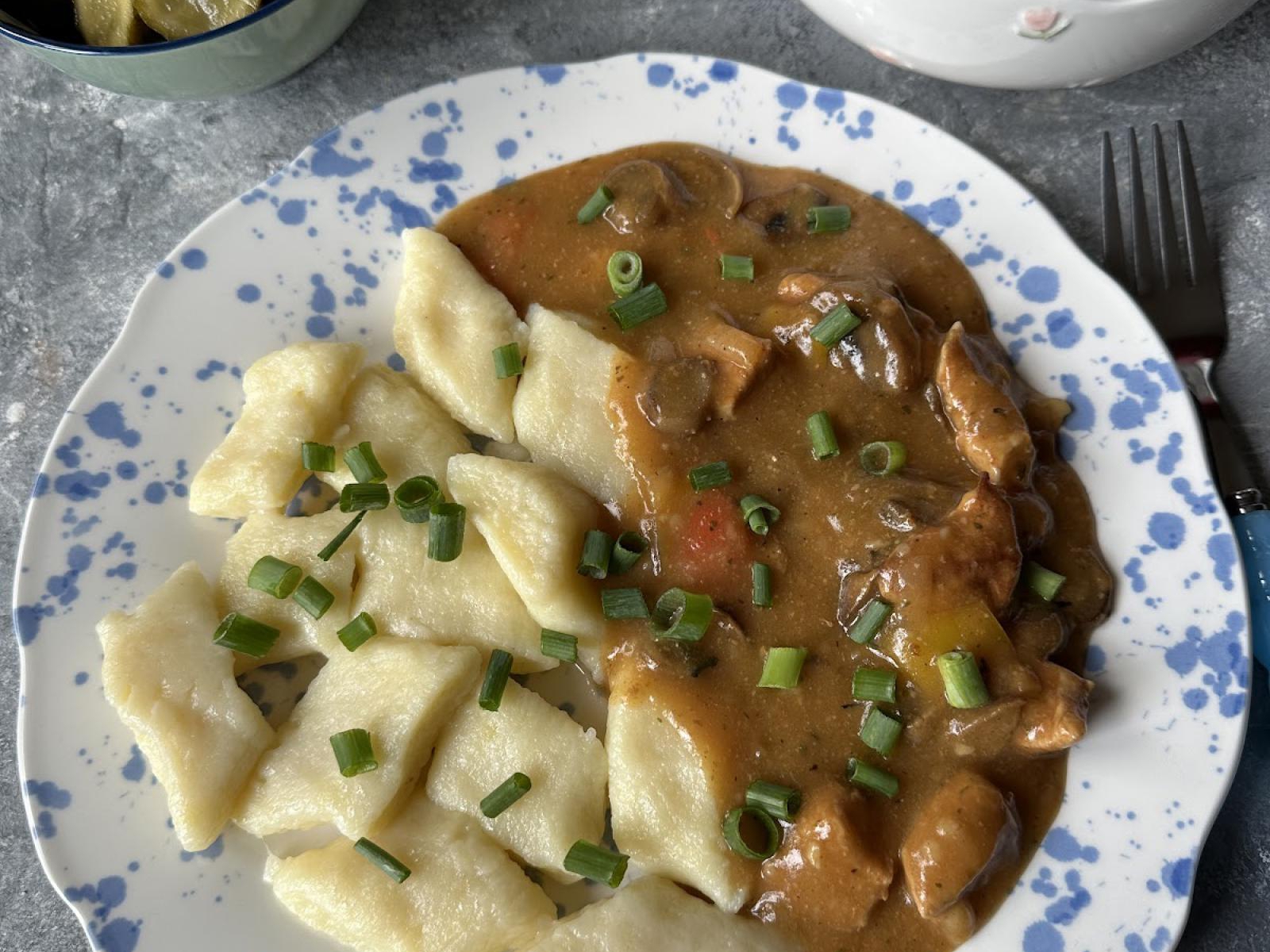 Kopytka z mąką krupczatką