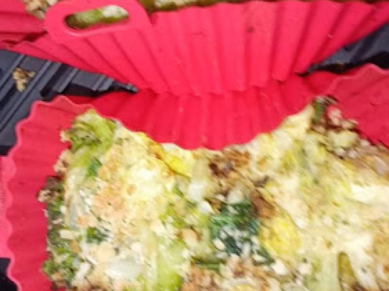 młoda kapusta a la steki z airfryer..