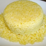 żółty ryż ...