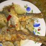 smażone śledzie w...