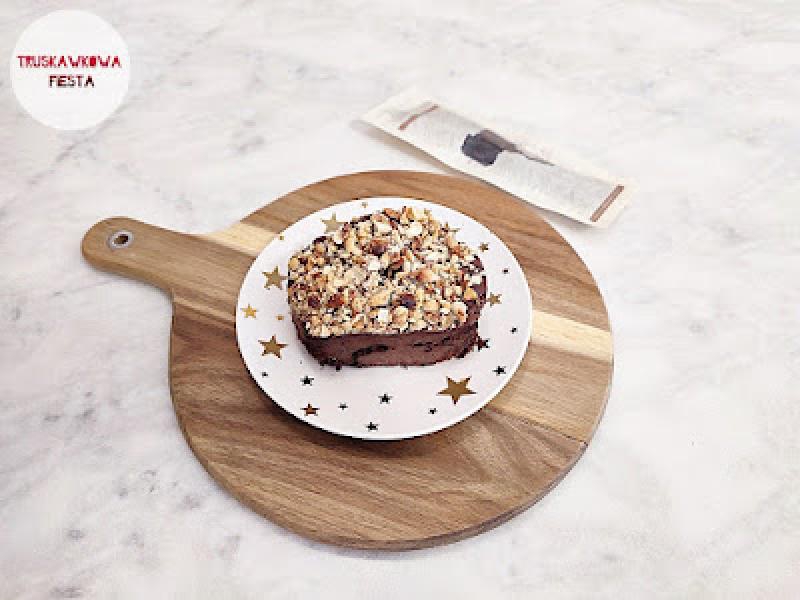 Tofurnik kakaowy z bananem i wanilią