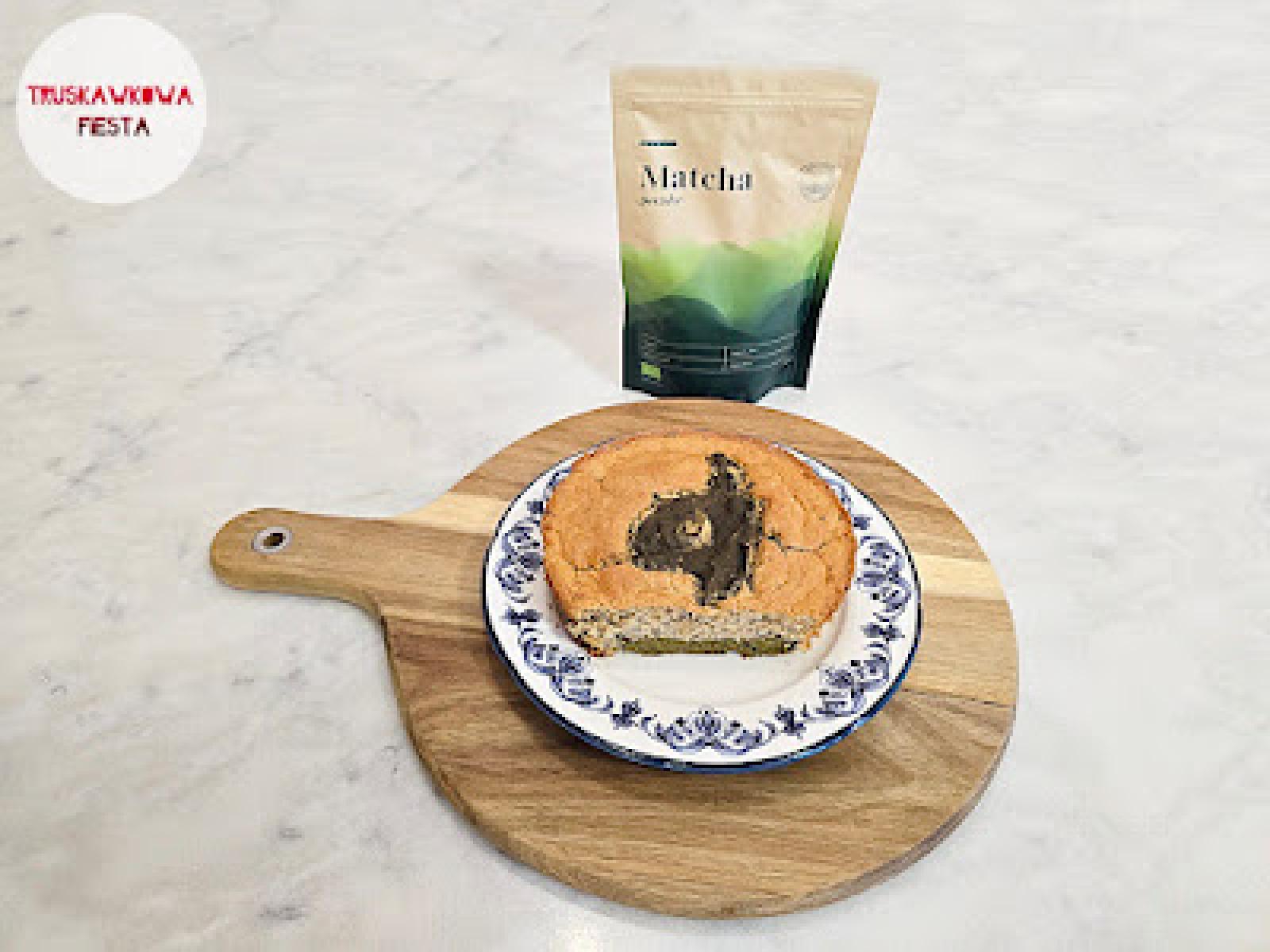 Ciasto bananowe z mąką owsianą i matchą