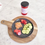 Łosoś wędzony na...