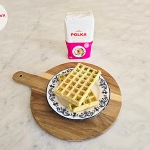 Pszenne gofry z awokado