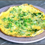 Zielony omlet