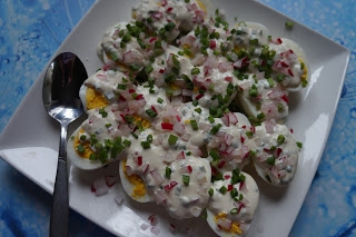 Jajka w sosie majonezowo – chrzanowym