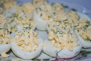 Faszerowane jajka chrzanowe i polecam mój blog na fejsbuku