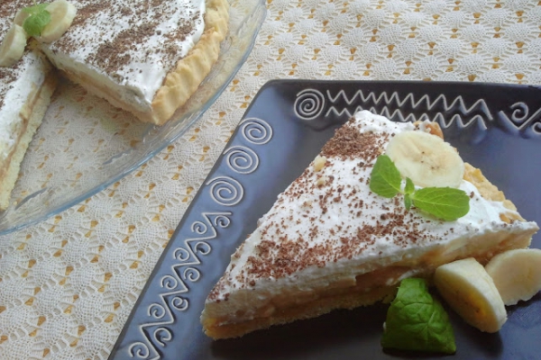 tarta bananowo-karmelowa (banofee pie)