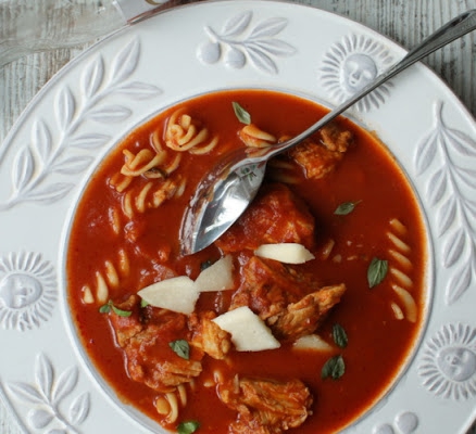 Pomidorowa – krem na żeberkach z Parmigiano Reggiano DOP