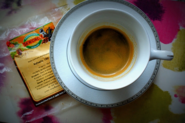 Kawa Rafaello z syropem z agawy