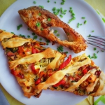 Sycylijska pizza z rybą