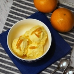 Domowe lody pomarańczowe