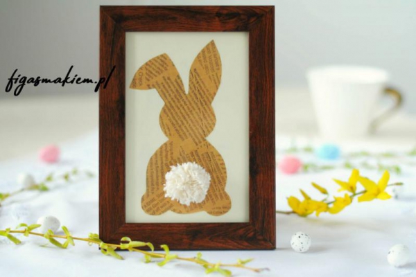Wielkanocny królik – dekoracja