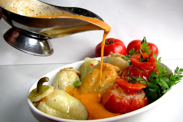 Faszerowane papryczki i pomidory