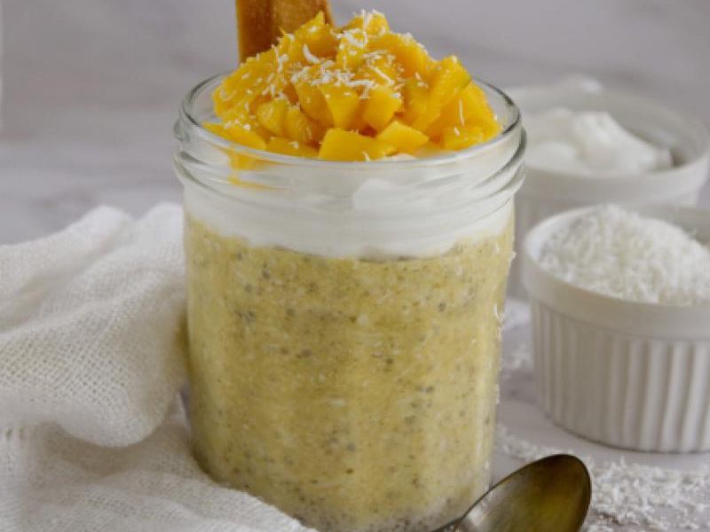 Owsianka mango-kokos