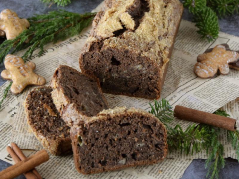 Piernikowy chlebek bananowy