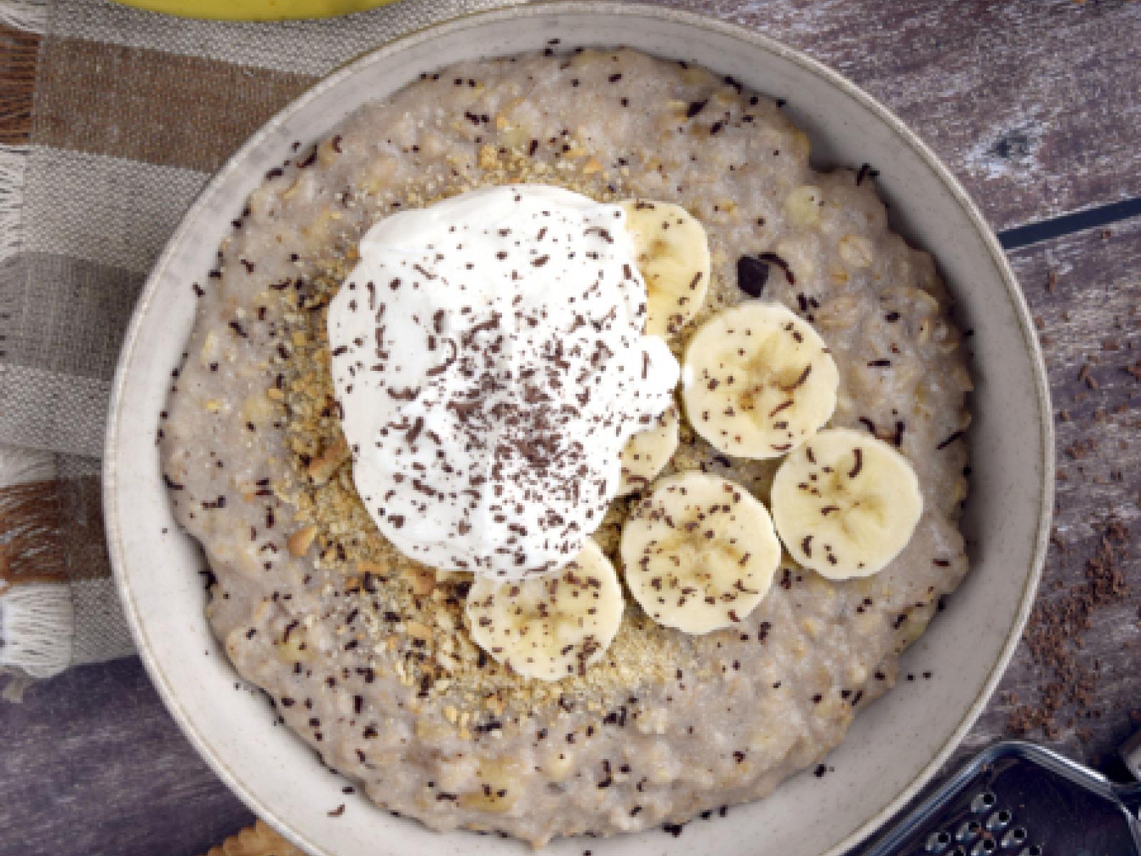 Owsianka al’a banoffee pie