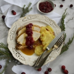 Pieczona pierś z indyka...