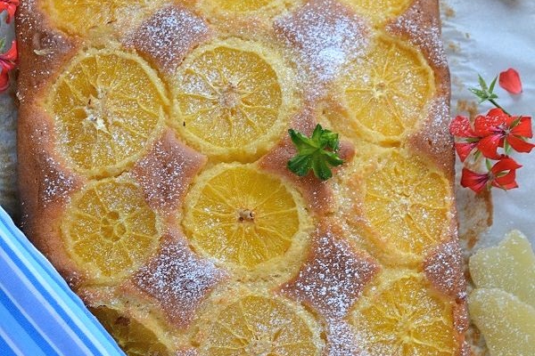 Ciasto pomarańczowo-imbirowe